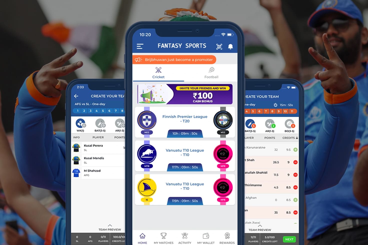 Fantasy Cricket App